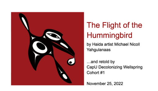 Little hummingbird - Haida Art
